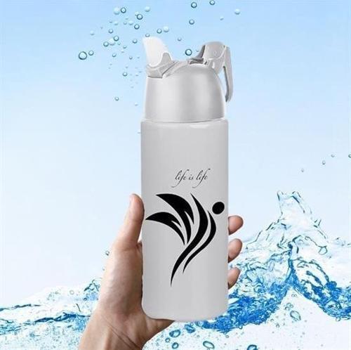 Büro Ev Ofis Hediyesi için 700ML Kilitli İçecek Suluğu Su Şişesi Sporcu Matarası