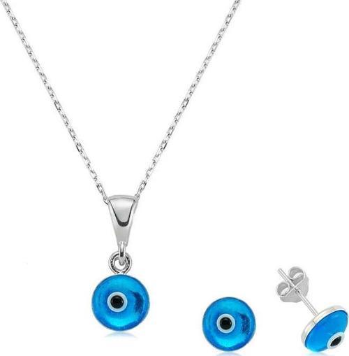 Gümüş Nazar Bayan Set  SL2241