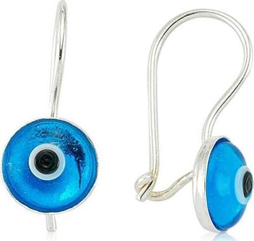 Gümüş Sallantılı Nazar Küpe SL2077