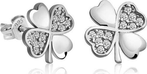 Gümüş Yonca Küpe SL3848