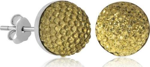 Gümüş Kristal Çivili Kadın Küpe  SL5019