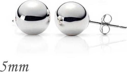 Gümüş Top Küpe - 5 mm SL2104
