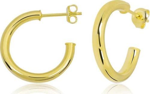 Gümüş Çivili Halka Küpe SL4523