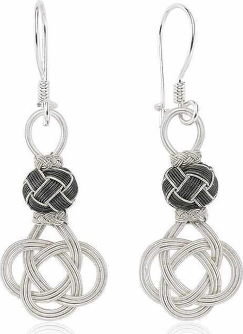 ​Gümüş Trabzon Örmesi Kazaz Kadın Küpe  SL4612