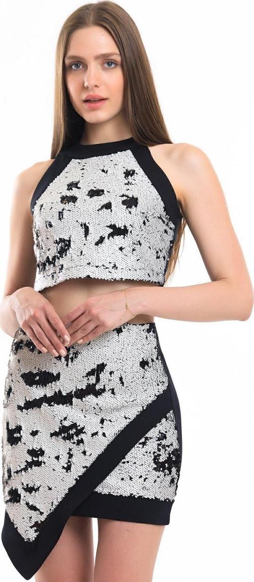 Önü Payet Arkası Dalgıç Büstiyer | Bus31230Yn Bej Siyah