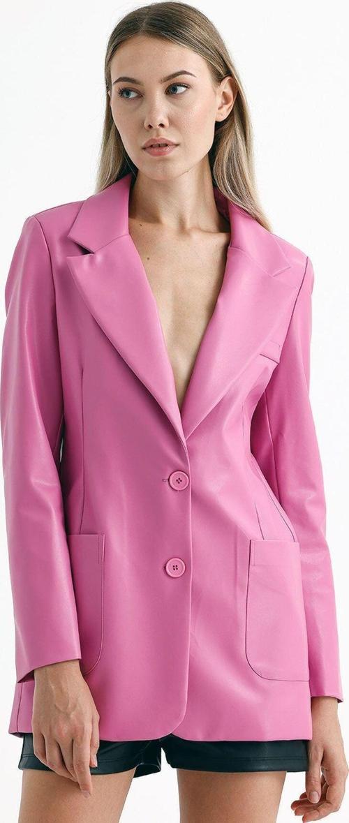 Kadın Suni Deri Ceket | Ckt33554 Fuşya