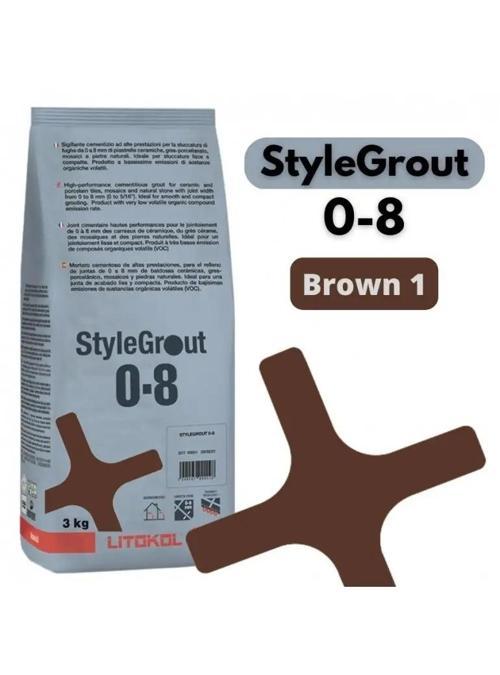 STYLEGROUT 0-8 BROWN 1 DERZ DOLGU 3 KG