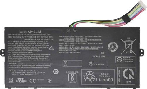 Acer Aspire Switch 3 SW312-31  Batarya ile Uyumlu Pil AP16L5J