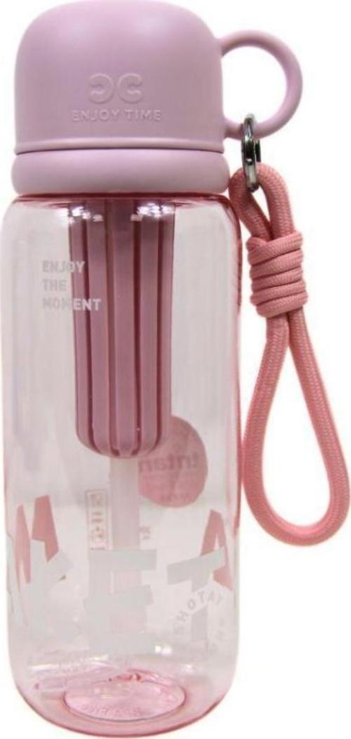 Cup Cover Su Matarası Tritan Pembe 800Ml
