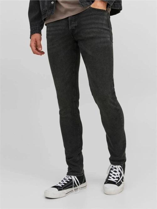 Erkek Dar Kesim Siyah Kot Pantolon - 12237350