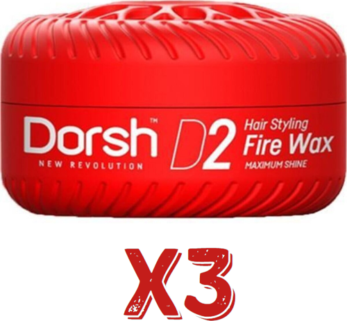 Saç Şekillendirici Wax Fire Wax D2 150 Ml 3 Adet