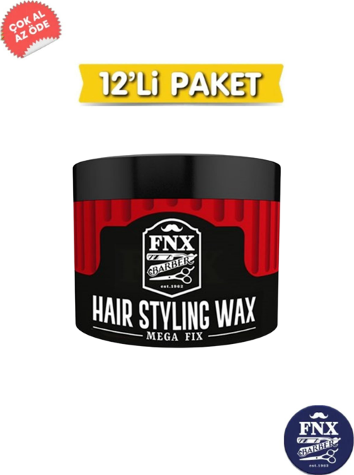 Wax Fix Sert Görünüm Mega Tutuş Infrared 150 ml 12 Adet