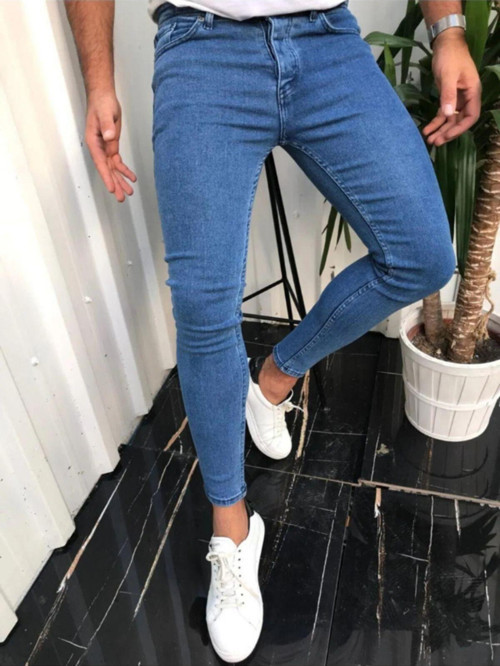 Mega Boy Yazlık Slim Fit Kot Pantolon Mk1 Mavi 33