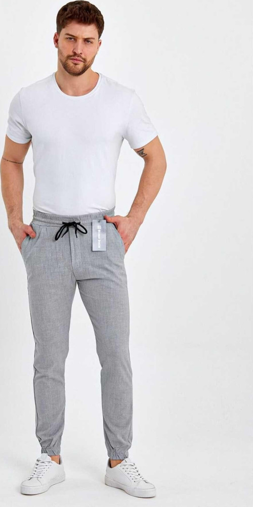 2025 Casual Trend Pantolonlar Jl13 Gri 38