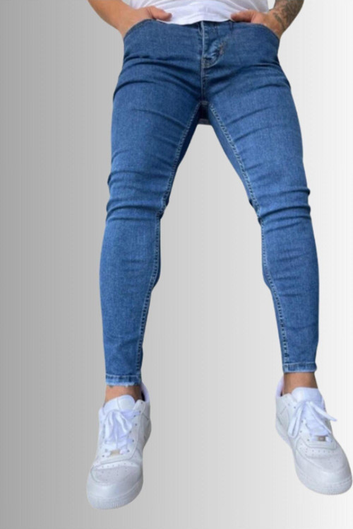 Yazlık Mega Boy (Battal ) Kot Pantolon Mk1 Mavi 32