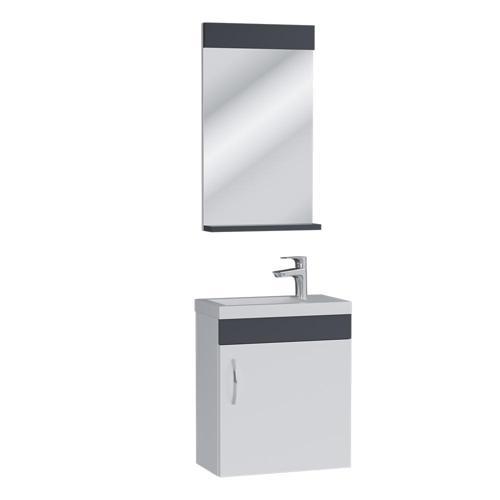 Zerde 45 cm Banyo Dolabı Antrasit
