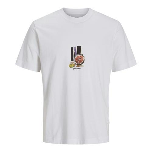 Jack & Jones 12273162 Jorvarenna Tee Ss Crew Neck Beyaz