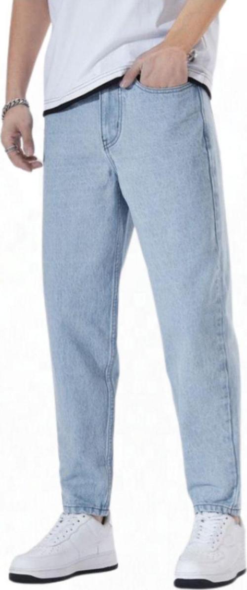 Mega Boy (Battal ) Aisty Rahat Kalıp Baggy Jeans Turkuaz 34