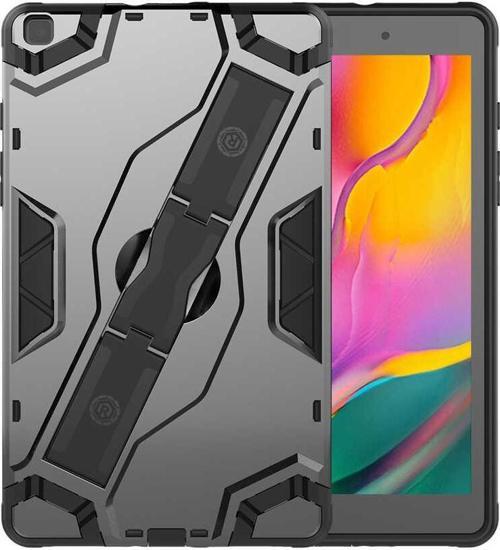 Galaxy Tab A 8.0 (2019) T290 Kılıf Defens Standlı Ultra Koruma Armor Zırh Silikon