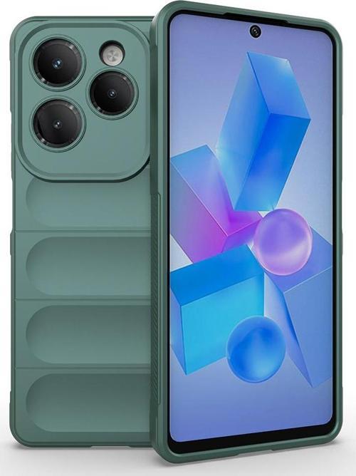 İnfinix Hot 40 Pro Kılıf Esnek TPU Oyuklu Arka Yüzey Tasarımlı Etnik Silikon Kapak