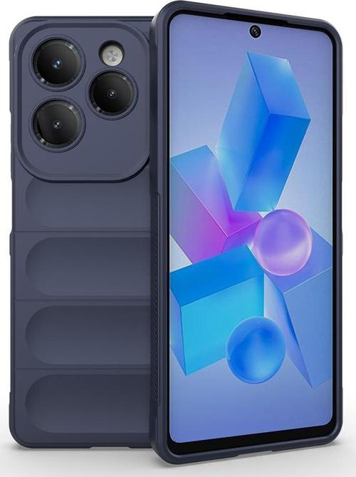 İnfinix Hot 40 Pro Kılıf Esnek TPU Oyuklu Arka Yüzey Tasarımlı Etnik Silikon Kapak