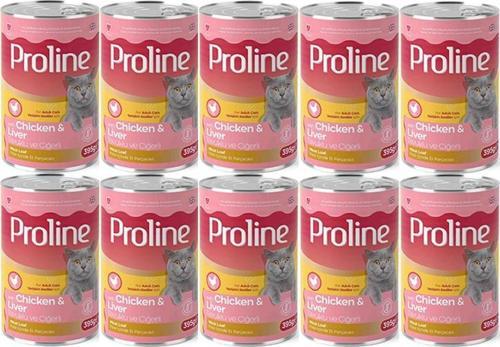 Tavuklu ve Ciğerli Yetişkin Kedi Konservesi 395 Gr*10 Adet