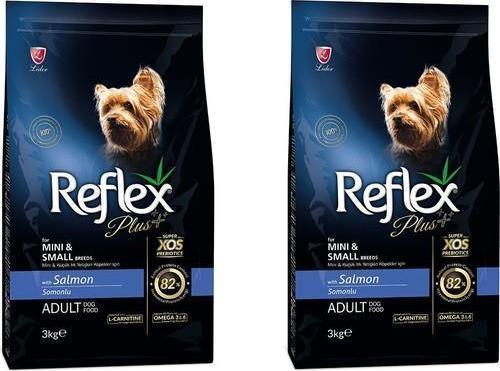 Plus Küçük Mini Irk Somonlu Yetişkin Köpek Maması 3 Kg 2 Adet