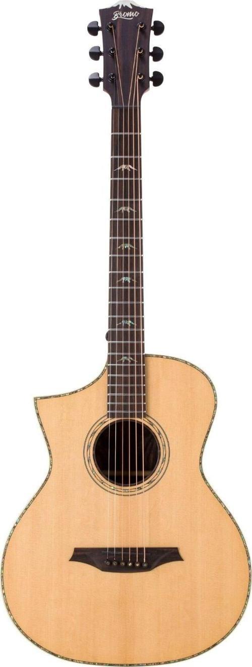 BAR5CEL Concert Rocky Series Solak Elektro  Akustik Gitar (Natural)