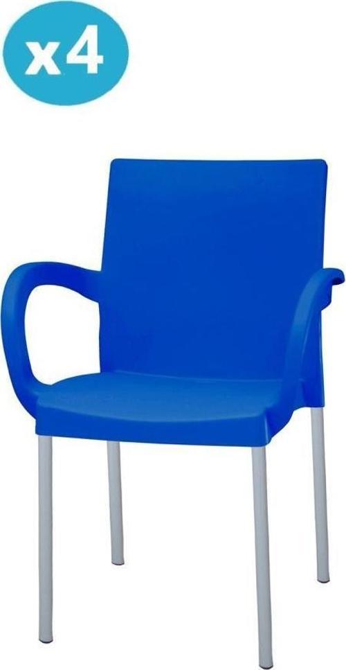 MT-CF880 Mare Plastik Bahçe Balkon Koltuk Sandalye 4'lü Set