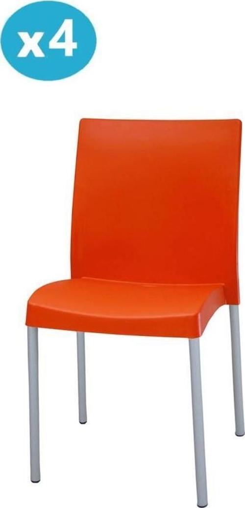 MT-CF875 Vortice Plastik Bahçe Balkon Sandalye 4'lü Set