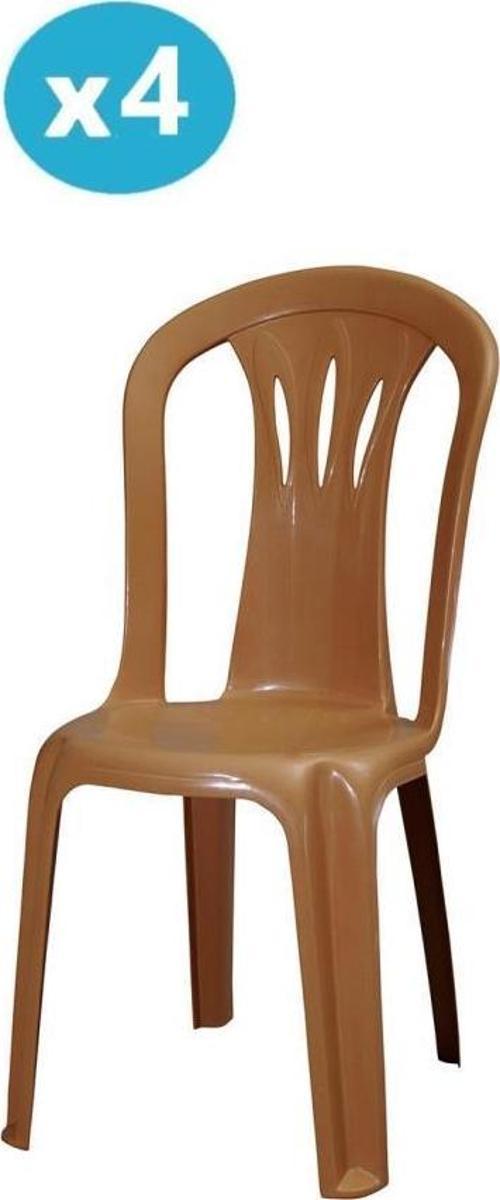 MT-GF181 Maggio Plastik Bahçe Balkon Sandalye 4'lü Set