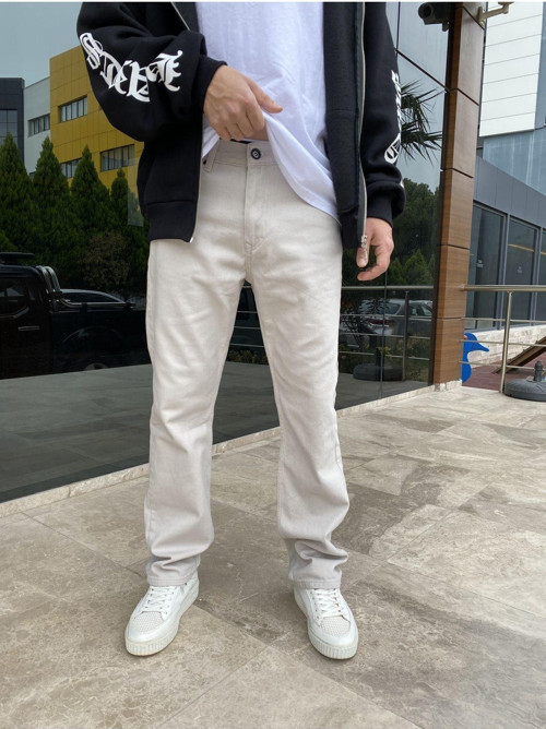 Erkek Yeni Sezon Baggy Pantolon Kdb 2024 Krem 33