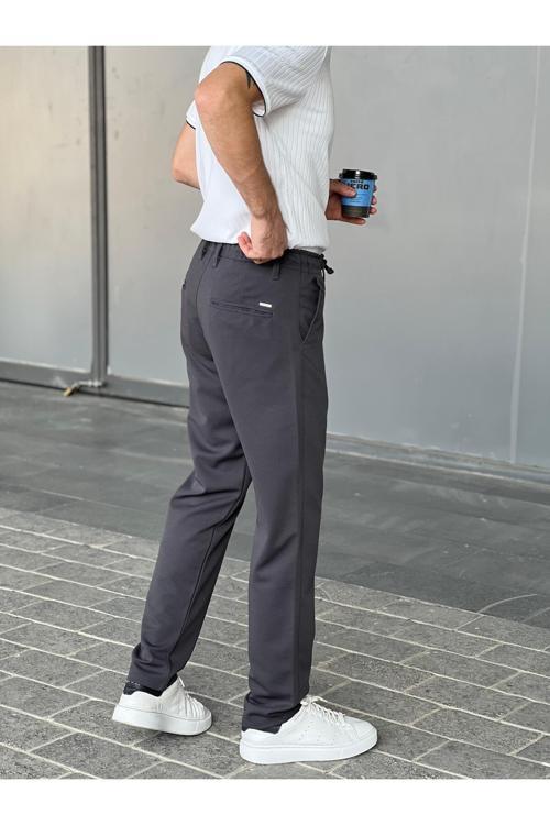 Yeni Sezon Dizmar Micro Ipli Casual Pantolon Ip1 Gri 29