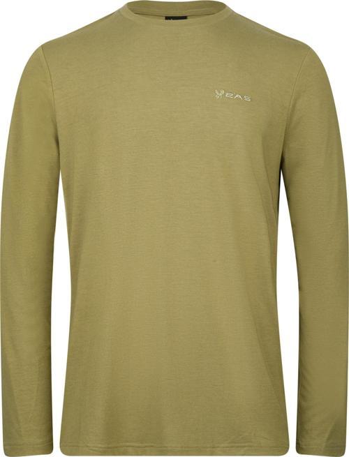 Vernon Erkek Uzun Kol Viloft T-Shirt Yeşil