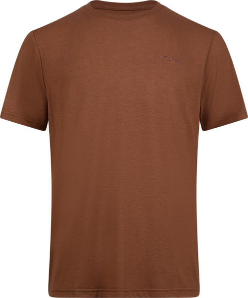 Winson Erkek Viloft Sıfır Yaka T-Shirt Kahverengi