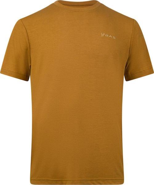 Winson  Erkek Viloft Sıfır Yaka T-Shirt Açık Kahverengi