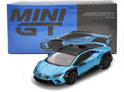 Nessiworld Mini GT 1/64 Lamborghini Huracán Sterrato Blu Aegir