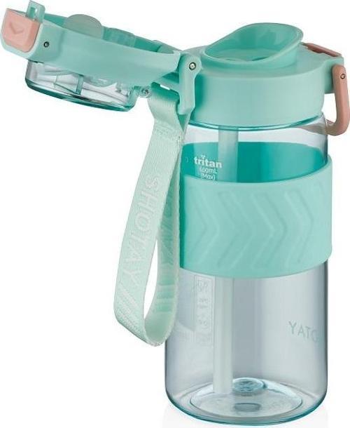 ST-7234 600ml Turkuaz Pipetli Tritan Matara