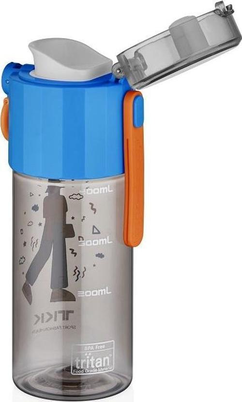 Tkk T1013 500ml Desenli Mavi Matara
