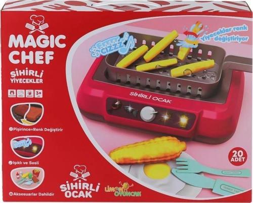 Nessiworld 2A550 Magic Chef Barbekü Ocak Seti -Limon Oyuncak