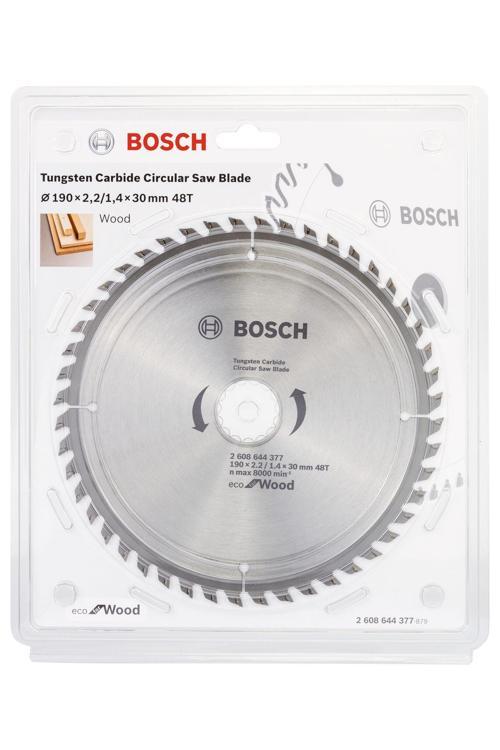 Daire Testere Bıçağı Eco For Wood 190X30 Mm 48 Diş 2608644377