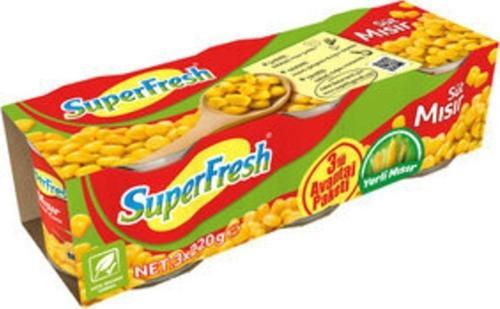 Süperfresh Mısır 3'Lü 220Gr.S