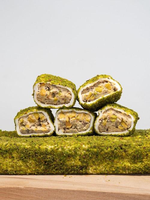 Tahinli Antep Fıstıklı Lokum - 400 Gr