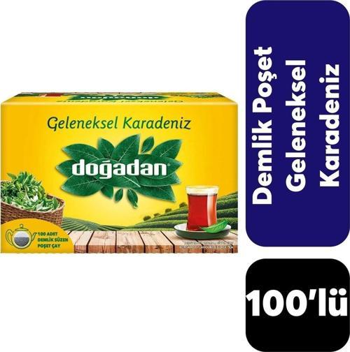 100 Adet Demlik Poşet Çay Geleneksel Karadeniz