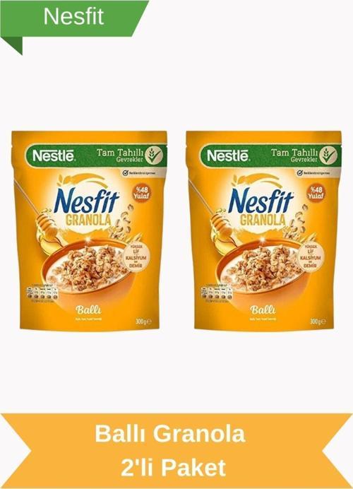 Nesfit Granola 300Gr Ballı X2