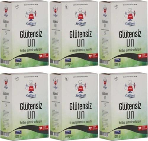 Glutensiz Un Çölyak Hastaları Için 1 Kg X 6 Adet