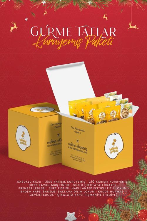 Gurme Kuruyemiş Paketi / Yılbaşı Özel Fiyat/ Ultra Lüks Paket