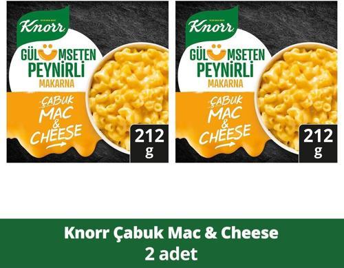 Çabuk Makarna Mac And Cheese Peynirli 212 Gr 2 Adet