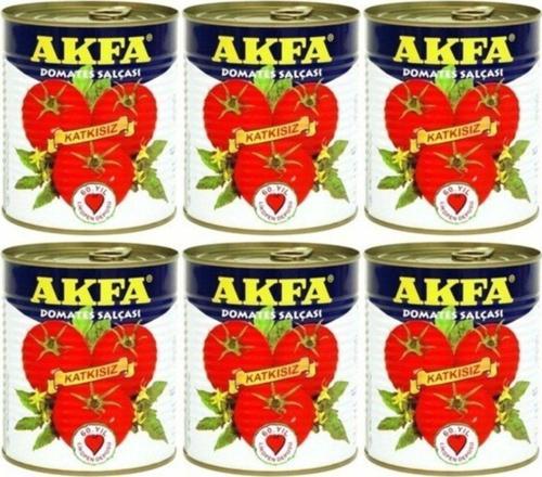 Akfa Domates Salçası Teneke 6 X 830 G