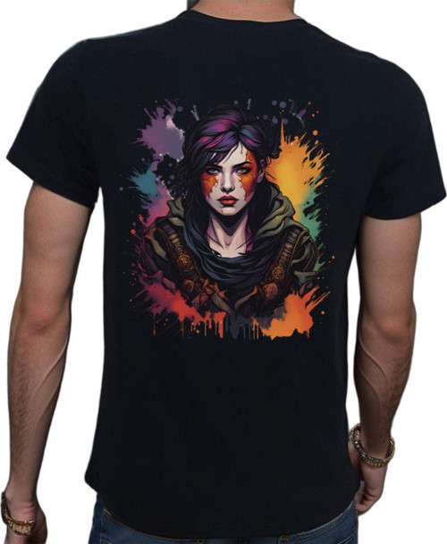 Warior T-Shirt %100 Pamuklu Siyah Penye Basic Erkek Tişört Siyah XL
